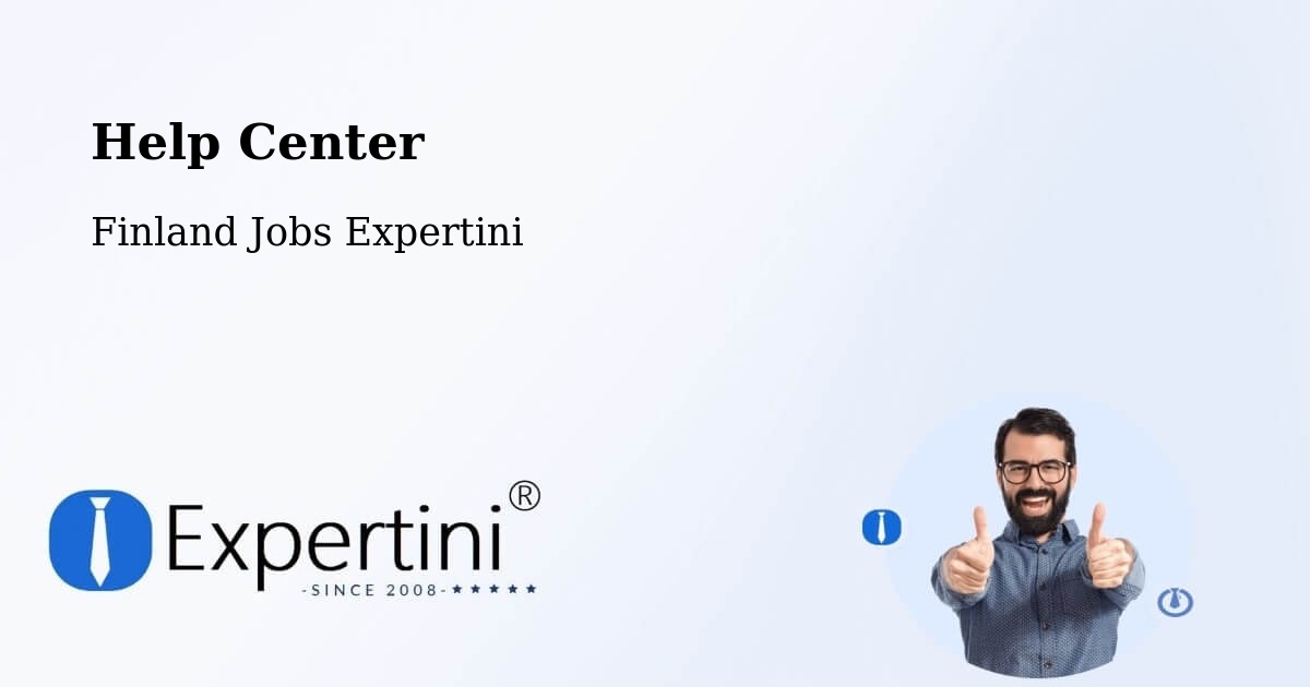 Help Center – Kannus - Finland Jobs Expertini