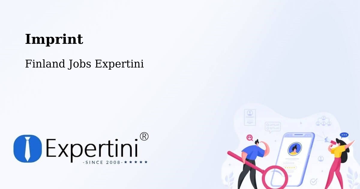 Imprint – Kannus - Finland Jobs Expertini